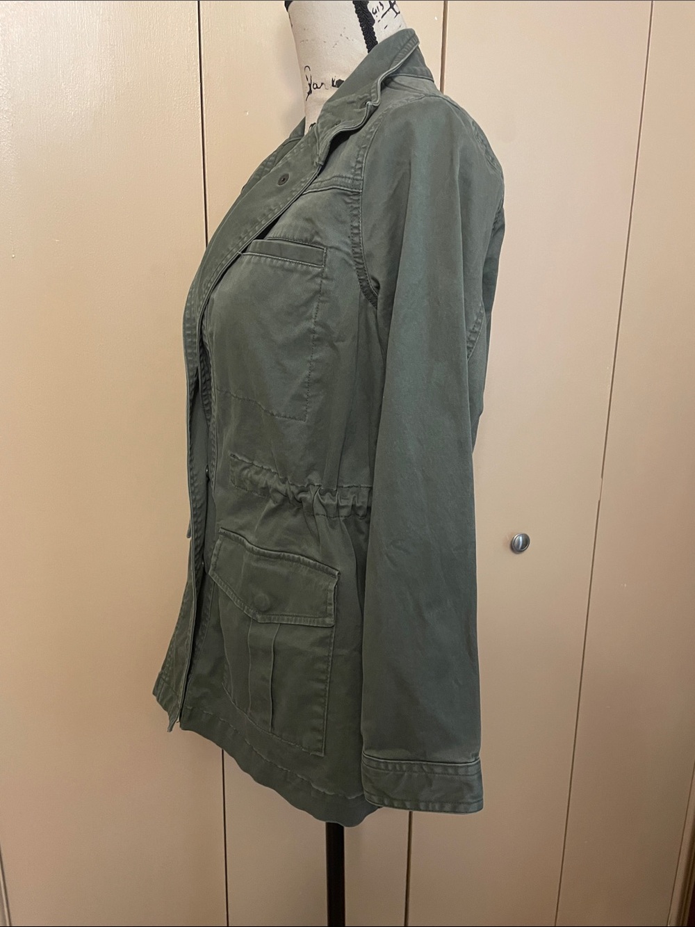 Universal Thread Olive Utility Jacket with Front Pockets - Picture 5 of 10